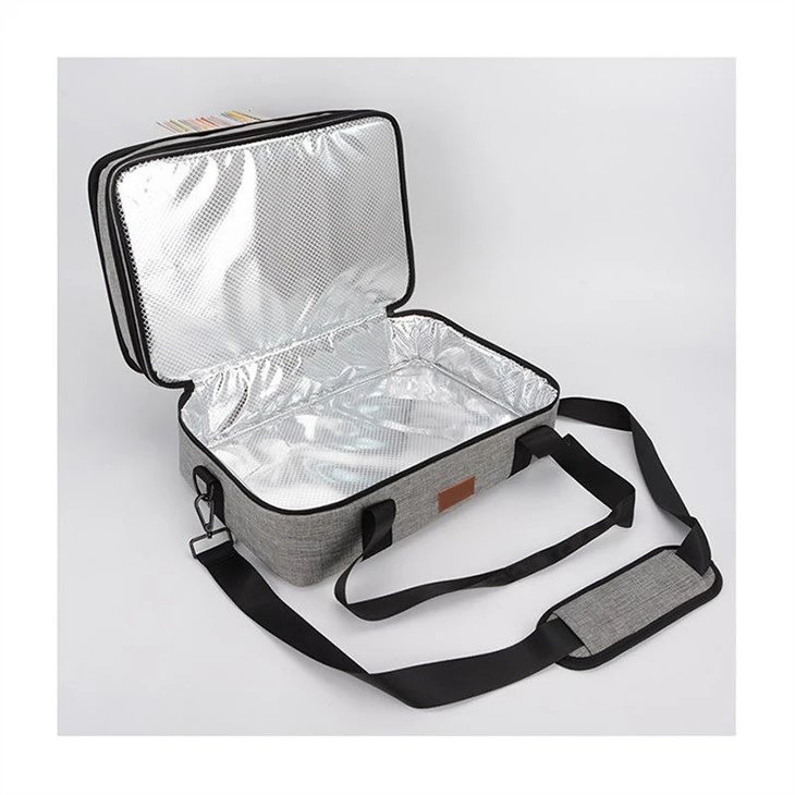 Food Delivery Thermal Cooler Tote Bags for Pizza Factory