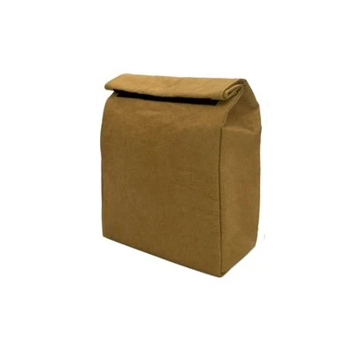 vanntett vaskbar kraft papir lunsj kjøler bag