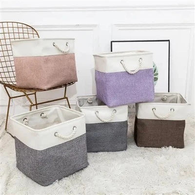 Stoffoppbevaringsboks Organizer Basket Bag