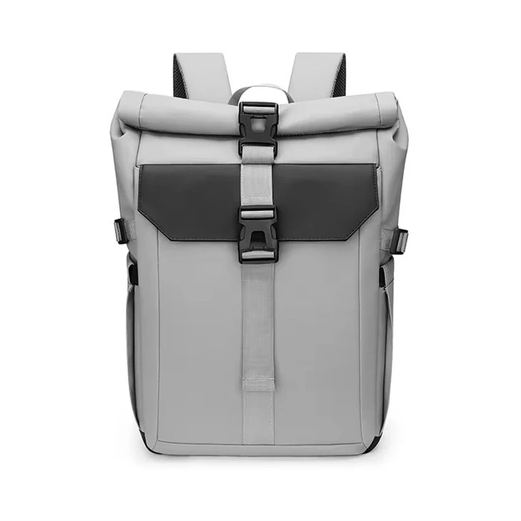 Fashion Roll Top Sport Laptop Backpack Factory